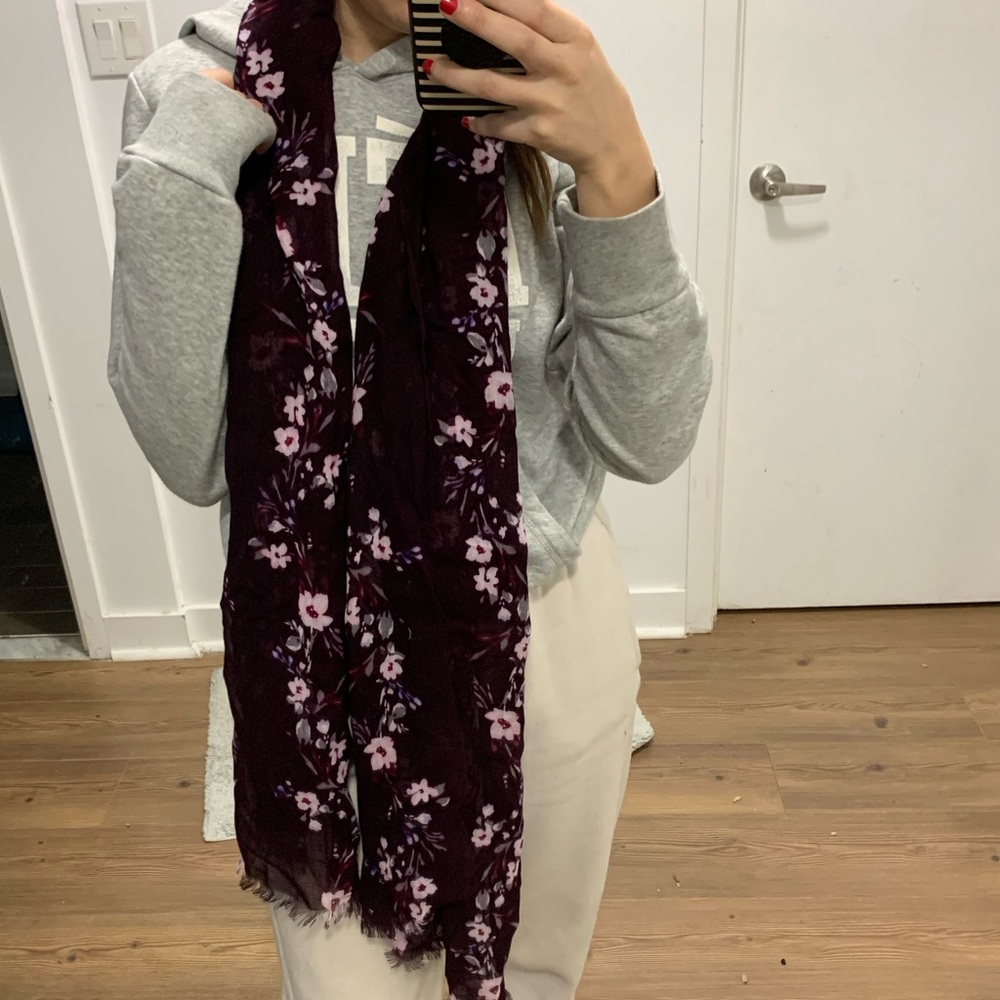 Cute floral scarf